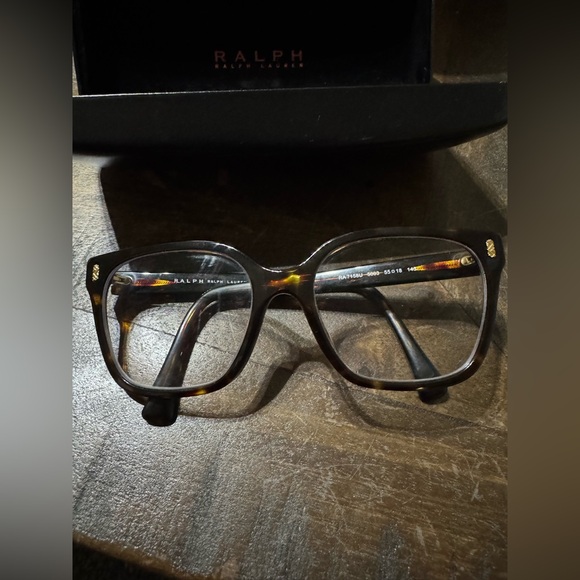 Ralph Lauren Tortoise Shell Eyewear with Black Case RX - Picture 2 of 7